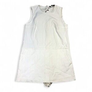 Zara White Sleeveless Romper Skort Size S